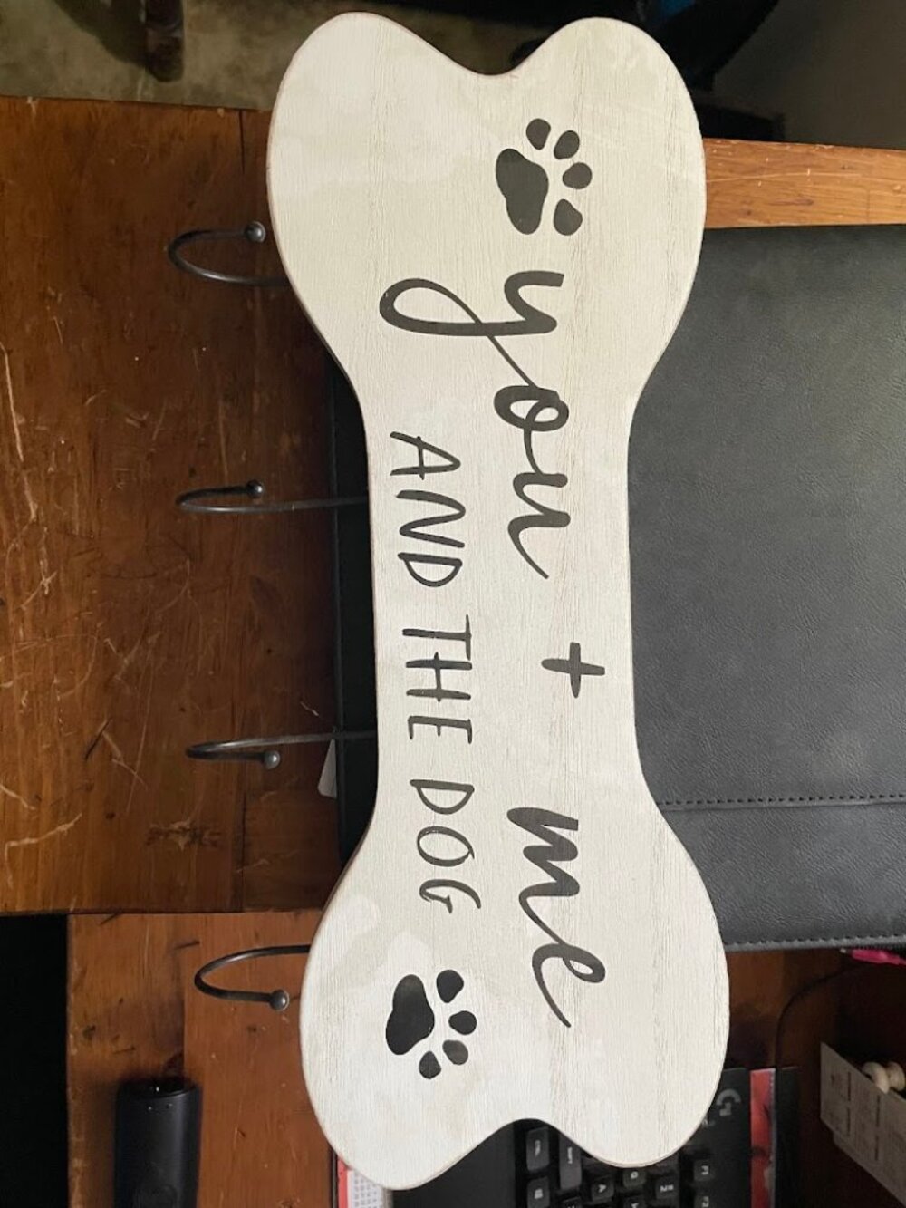 Dog themed coat rack